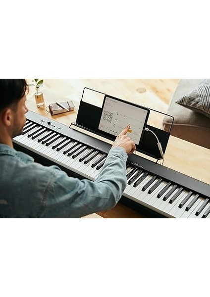 CDP-S110BK Dijital Piyano, 88 Ağırlıklı Tuşlu, Siyah fiyatları