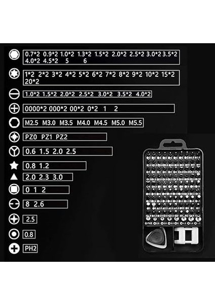 115 Parça Elektronik Tornavida Seti, Manyetik Uçlu Onarım Kiti, Dizüstü, Telefon ve Saat Tamiri Için Profesyonel Tamir Seti modelleri