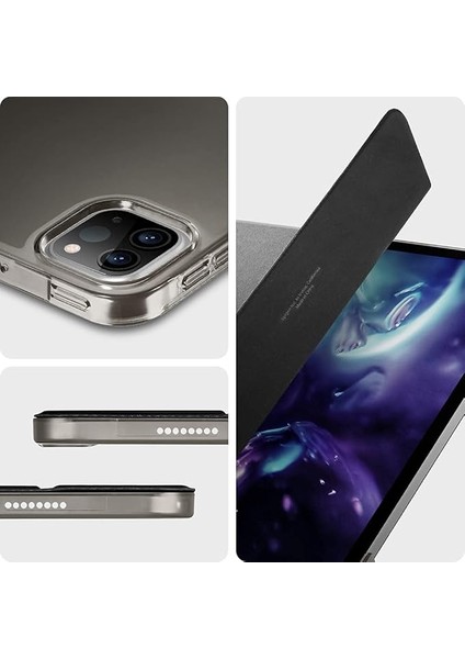 iPad Pro 11 Inç (2022 / 2021 / 2020 / 2018) ile Uyumlu Kılıf Smart Fold Black - ACS02887 modelleri