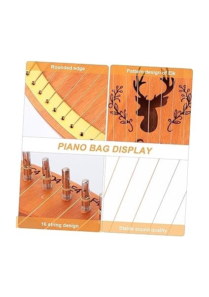 1 Takım Dizilmiş Lyal Lir Arpı Acemi Lir Harp Klasik Arplar Müzik Aleti Lir Harp Kucak Arpı Lir Arp Lir Arp Antik Lir 12 Telli Lir El Arp Antik Stil Lir Harp Masif Ahşap Arp Odun indirimleri