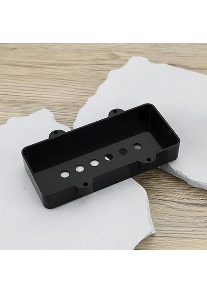 Easiyl 2 Adet 51,3 mm Pikap Kapakları Fender Jazzmaster Gitarlar ile Uyumlu, Siyah indirimleri
