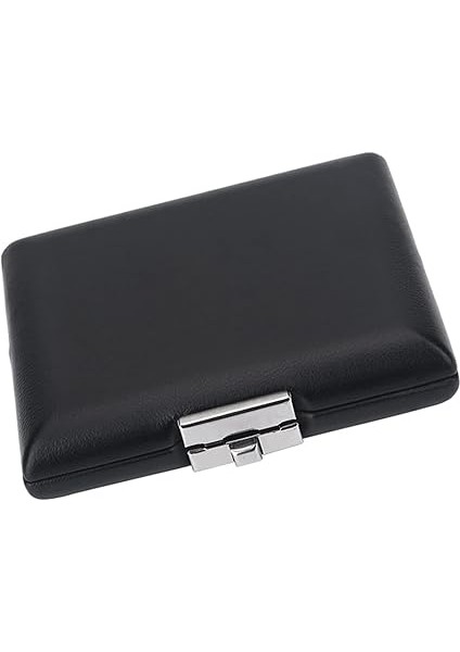 Deri Kapak Siyah Fagon Sazlık Konteyner Kutusu 3 Adet Sazlar Için Yuvalarla fiyatları