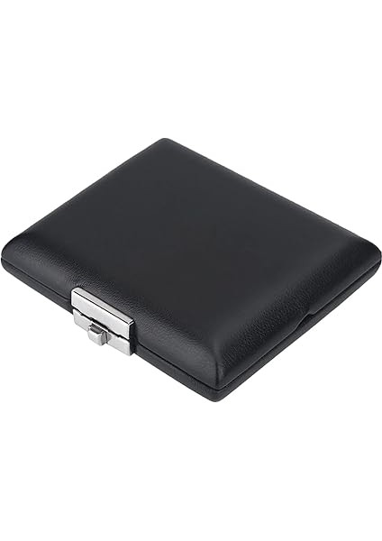 Deri Kapak Siyah Fagon Sazlık Konteyner Kutusu 3 Adet Sazlar Için Yuvalarla modelleri