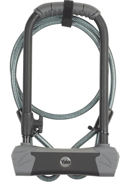 YUL3C/14/230/1 Maksimum Güvenlikli Kablolu U Bisiklet Kilidi