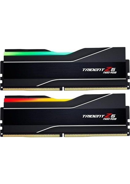Trident Z5 Neo Rgb Serisi 32GB (2x 16GB) 288-PIN Sdram Ddr5 6000 (PC5-48000) CL30-38-38-96 1,35V Çift Kanallı Masaüstü Bellek Model F5-6000J3038F1 6gx2-Tz. 5nr (Mat Siyah)