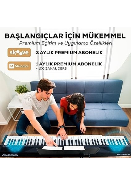 88 Tuşlu Klavye Piyano, 480 Ses, Hoparlör, USB Mıdı, Notalar Tablet Desteği, Güç Adaptörü ve Yeni Başlayanlar Için Piyano Dersleri modelleri