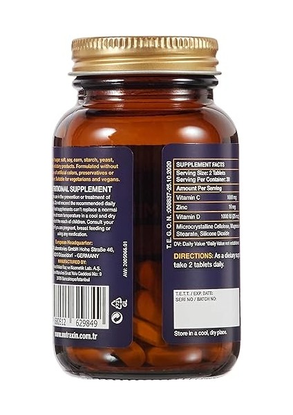 Vitamin Max C-D-Zinc 60 Tablet fiyatları