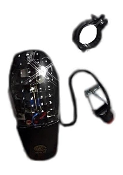 Pilli Korna 8 Değişik Sesli ve Işıklı Siyah indirimleri