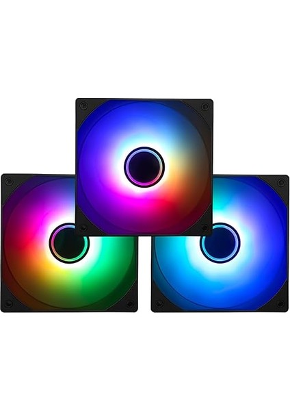 TL-C12B-S V3 Argb 120MM Siyah 3’lü Kasa Fanı
