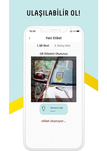Araç, Otomobil, Araba Cam Etiketi Numaratör (Qr Kimlik) indirimleri
