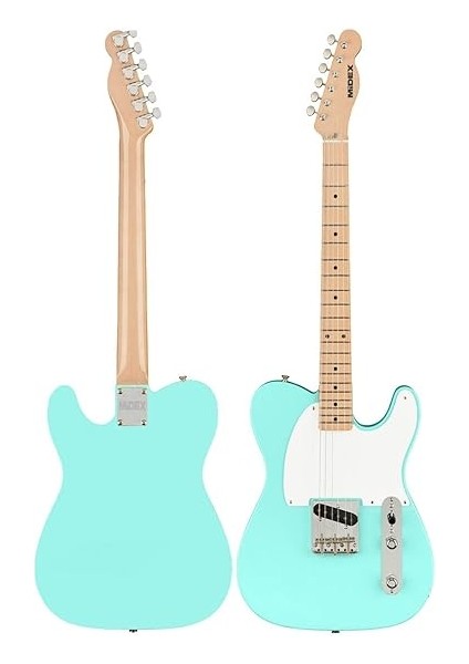 TLX-50GR-50AMP Tele Kasa Maple Klavye 2 Single-Coil 50W Amfili Elektro Gitar fırsatları