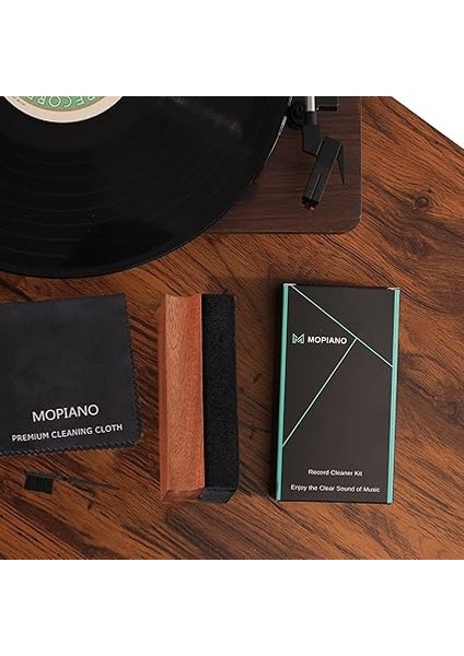 Vinyl Lp Plak Temizleme Seti 3'ü 1 Arada | Plak Temizleme | Kadife Döşeme Fırçası, Naylon Fırça, Mikrofiber Bez Dahil indirimleri