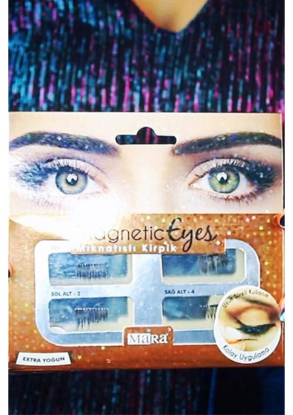 Kozmetik Magnetic Eyes Mıknatıslı Kirpik Extra Yoğun, Siyah modelleri
