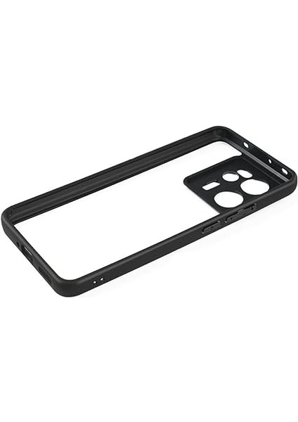 Xiaomi Mi 13T Pro ile Uyumlu Kamera Korumalı Şeffaf Pürüzsüz Arka Yüzey Z-New Roll Kapak Parmak Izi Yapmayan Xiaomi Mi 13T Pro Için Kılıf Siyah indirimleri