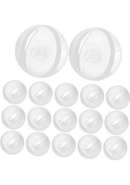 30 Adet Kutu Yerleşik Bebek Çıngırağı Fırçası Temizleme Fırçası Hayvan Çıngırağı Yalıtım Yastığı Yalıtım Yastığı El Yapımı Transparent Metal