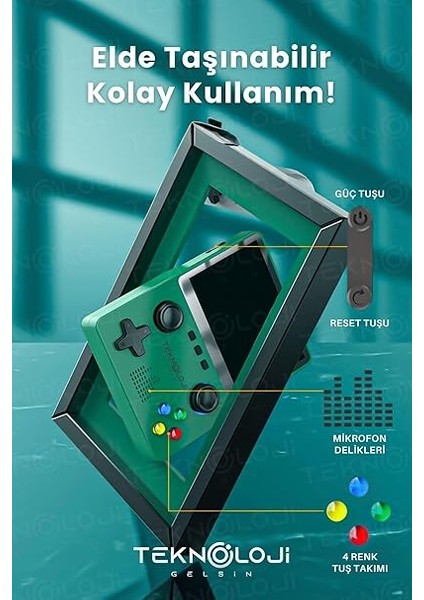 Konsolu Yeninesil El Atarisi 10.000 Adet Nostalji Oyun 3.5inç Ipsekran Mp3/mp4/video Gamepad fiyatları