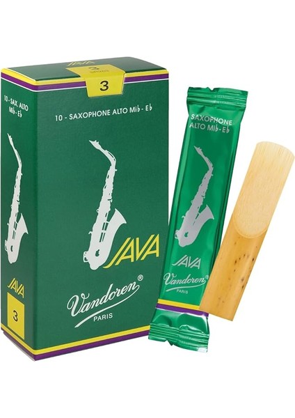 SR263 Alto Sax Java Reeds Strength 3; 10'lu Kutu
