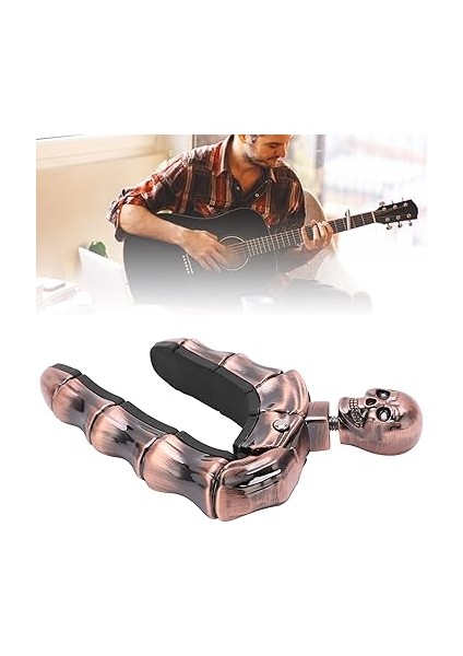 Gitar Capo, Gitar Gitar Için Gitar Yeni Başlayanlar Için Profesyonel Gitarist (Bronz) indirimleri