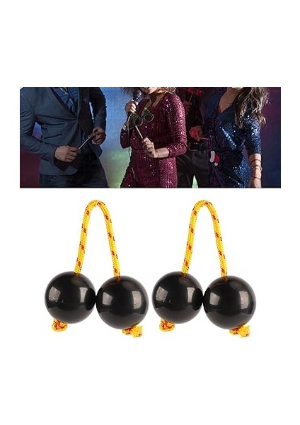 2 Adet Afrika Ritmik Topu Afrika Ritmik Topu, Afrika Çalkalayıcı Çıngırak Topu Afrika Çalkalayıcı Çıngırak Topu Ayarlanabilir El Perküsyon Çıngıraklar Topu Siyah Eğlence Için fırsatları