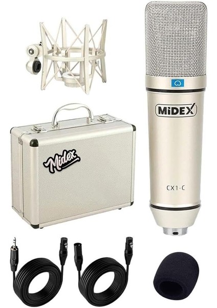 Cx1 Profesyonel Üst Seviye Condenser Stüdyo Mikrofonu