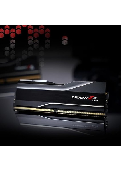 Trident Z5 Neo 32GB Ddr5 Pc 6000 CL30 (2X16GB) F5-6000J3038F16GX2-TZ5N Mat Siyah indirimleri