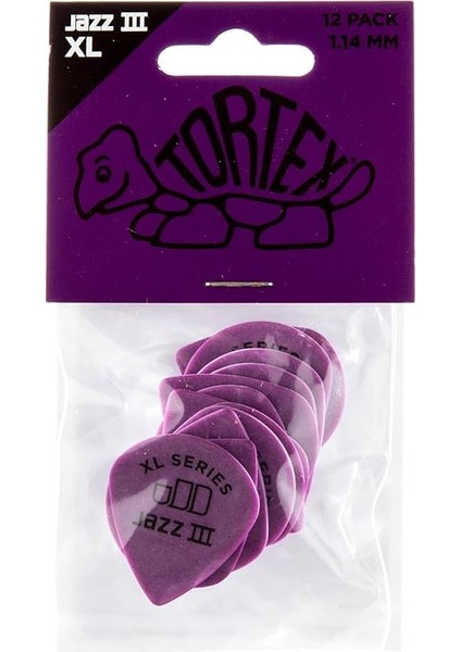 Dunlop Tortex Jazz Iıı Xl 1,14 mm Beutel Mit 12 Stück fırsatları