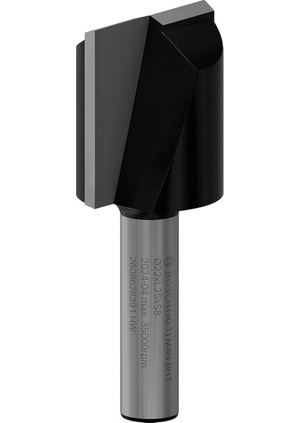 2 608 628 Aksesuarı 391 Kesici 8 Mm, D1 22 Mm, L 25 Mm, G 56 mm