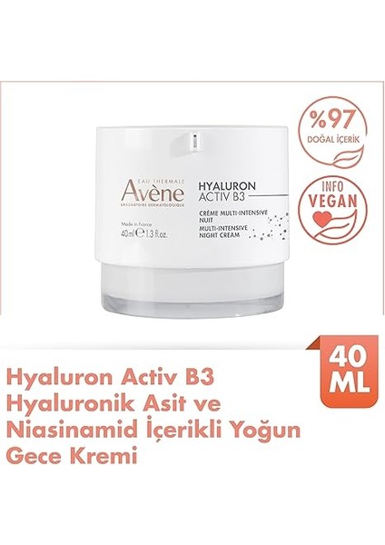 Hyaluron Activ B3 Gece Kremi 40 ml fiyatları
