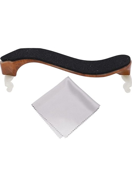 Keman Omuz Yastığı, Kuş Gözü Akçaağaç, Keman Omuz Desteği, Silikon, Kaymaz, 3/4 Keman Için, 4/4 Keman Için