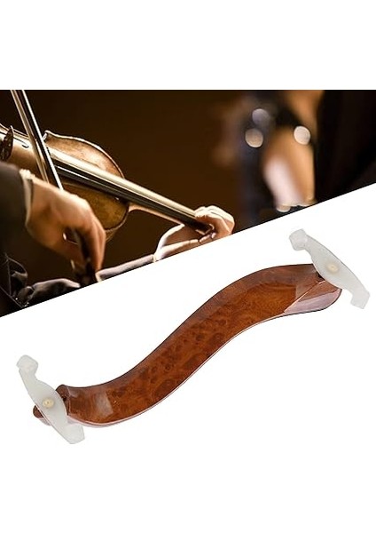 Keman Omuz Yastığı, Kuş Gözü Akçaağaç, Keman Omuz Desteği, Silikon, Kaymaz, 3/4 Keman Için, 4/4 Keman Için fiyatları