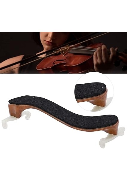 Keman Omuz Yastığı, Kuş Gözü Akçaağaç, Keman Omuz Desteği, Silikon, Kaymaz, 3/4 Keman Için, 4/4 Keman Için modelleri