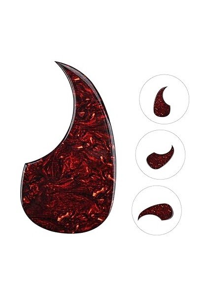 Kalın Pickguard Akustik Gitar GQ457 Akustik/elektrik Çizilmeye Dayanıklı Dekoratif Desenli Kendinden Yapışkanlı Gitar Pickguard indirimleri