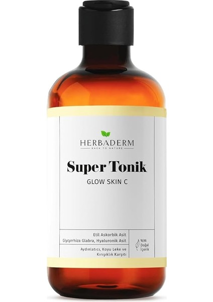 Balance Herbaderm Glow Skin C Aydınlatıcı, Leke ve Kırışıklık Karşıtı Super Tonik