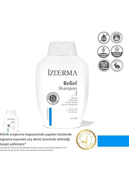 Cosmetic Relief Shampoo Kepek Karşıtı Bakım ve Devam Şampuanı 2'li Set (Şiddetli Kepek ve Egzama Şampuanı) indirimleri