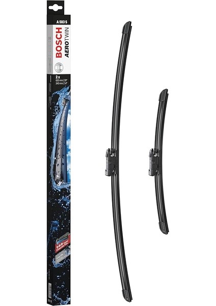 Aerotwin Silecek Seti Fiat 500X (2015-2020), Opel Mokka (2012-2017) [650/340 Mm] A583S 3397007583