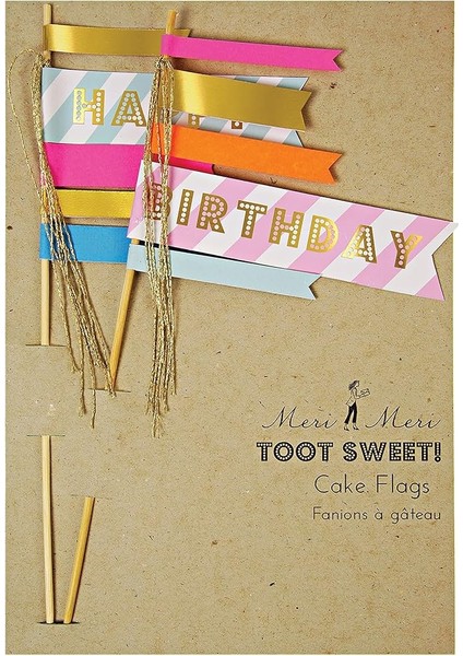 Meri 125758 Happy Birthday Pasta Süsü