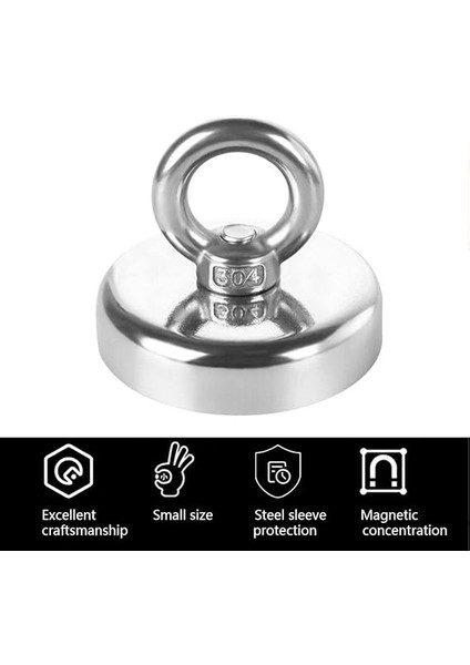 D25 19KG Fishing Magnet 25MM Askılı Güçlü Neodyum Mıknatıs fiyatları