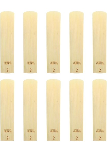 Alto Saksafon Kamışları, Güzel Tonlu Alto Saksafon Için Özenle Seçilmiş Dijital 10 Adet Geleneksel Kamışlar (Güç 2.0)