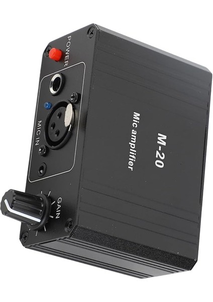 Mikrofon Preamp Yüksek Kazançlı 48V Phantom Power Xlr Çıkış Mikrofonu Dinamik ve Kondenser Mikrofonlar Geliştirici