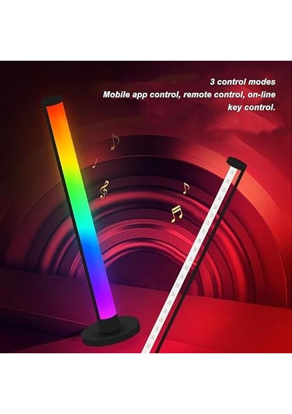Ortam Rgb LED Işık Çubuğu USB Masa Lampe Uzaktan Kumanda, 3000'DEN Fazla Aydınlatma Modu, Yatak Odası Oturma Odası Için Müzik Senkronizasyonu modelleri
