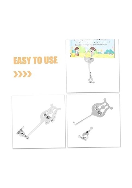 Müzik Klipsi Tutucu Hafif Müzik Notası Standı Kolay Taşıma Için Ayarlama Düğmesi fiyatları