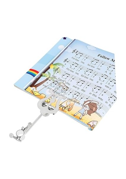 Müzik Klipsi Tutucu Hafif Müzik Notası Standı Kolay Taşıma Için Ayarlama Düğmesi indirimleri