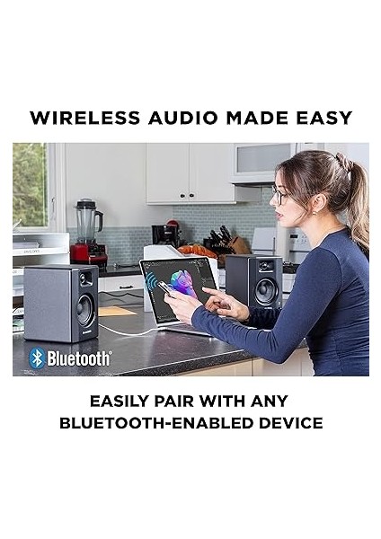 Bx3 Bt, 3.5" 120W Bluetooth Stüdyo Hoparlörleri fırsatları