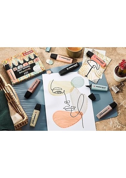 Boss Orıgınal Naturecolors - Fosforlu Kalem - 4'lü Paket - Çeşitli Renkler fırsatları