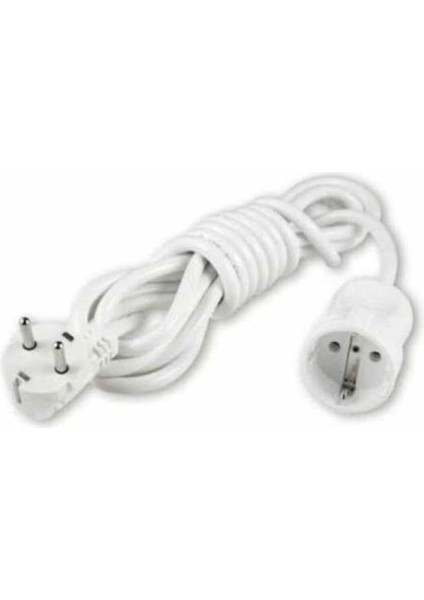 Uzatma Seyyar Kablosu Tekli Priz 5 Metre 3x2,5 mm Seyyar Uzatma Kablosu