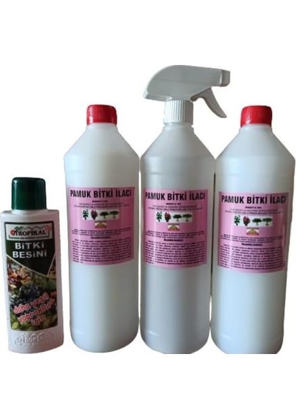 Adet Çiçek, Bitkiler Için Unlu Pamuk Biti Ilacı Bitki Besini Hediyeli