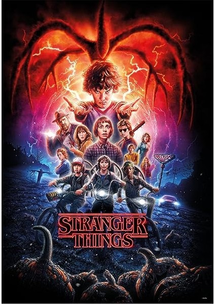 Stranger Things – 1000 Adet – Yetişkinler Için Yapboz, Netflix, Ünlü Film Yapboz, Italya'da Üretilmiştir, Çok Renkli (39713) fiyatları