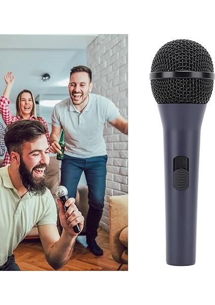 Dinamik Metal Örgü Kablolu Mikrofon Karaoke Açık Hava Şarkı Şarkı Söylemesi, Ergonomik Kavrama El Vokal Mikrofonu Canlı Performanslar Için [metal Inşaat] modelleri