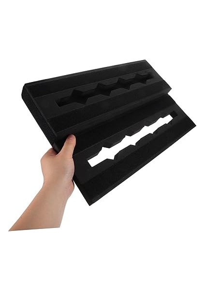 Gitar Efektleri Kurulu Gitar Efektleri Pedal Kurulu Küçük Pedalboard Siyah Eva fırsatları