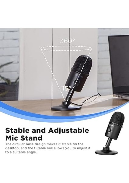 By-Cm3 Masaüstü USB Mikrofon modelleri